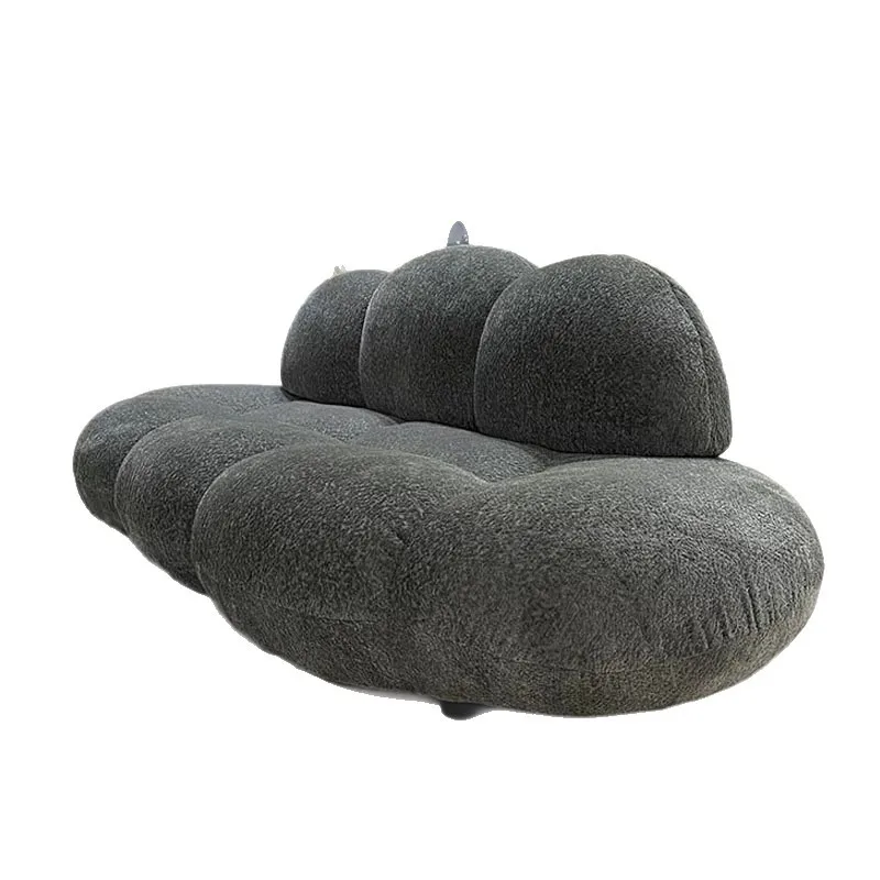 

Light luxury Nordic fabric sofa living room modern minimalist creative Internet celebrity sofa cloud curved sofa