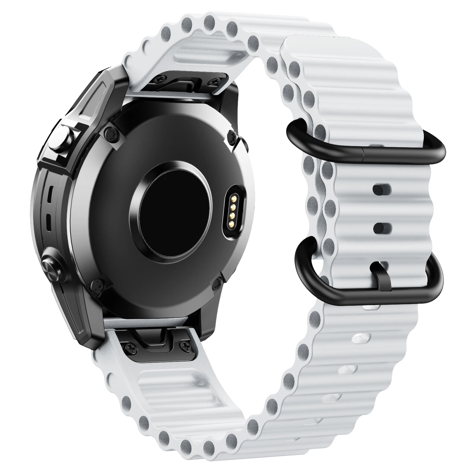 22 26 mm Ocean Strap für Garmin Fenix 7/7X/5/5 Plus/6/6 Pro Armband für Forerunner 965 Ersatzarmband für Instinct/Enduro
