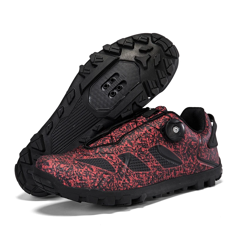 

MTB-DC06 Pro XC/Trail Cycling Shoes (Tênis Masculino) - Men's Gravel Road Bicycle Sneakers, High Quality Non-Slip Sole MTB Shoes