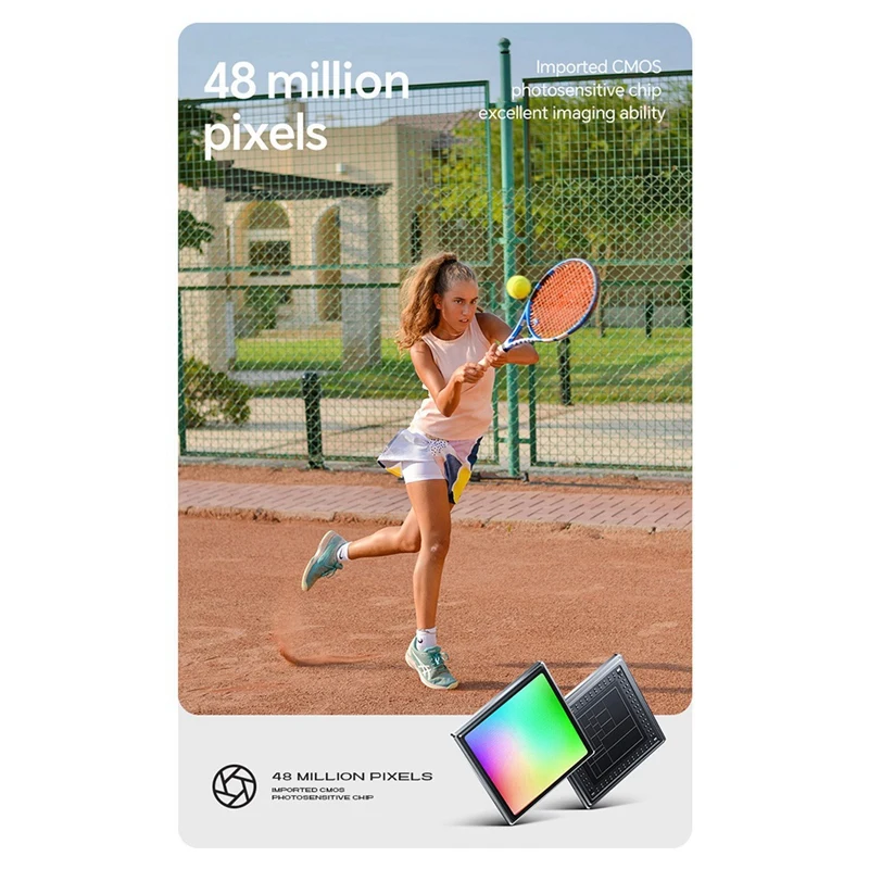 Digital Camera, Autofocus 48MP AF 4K Camera For Kids With 16X Zoom Anti Shake For Teens Kids