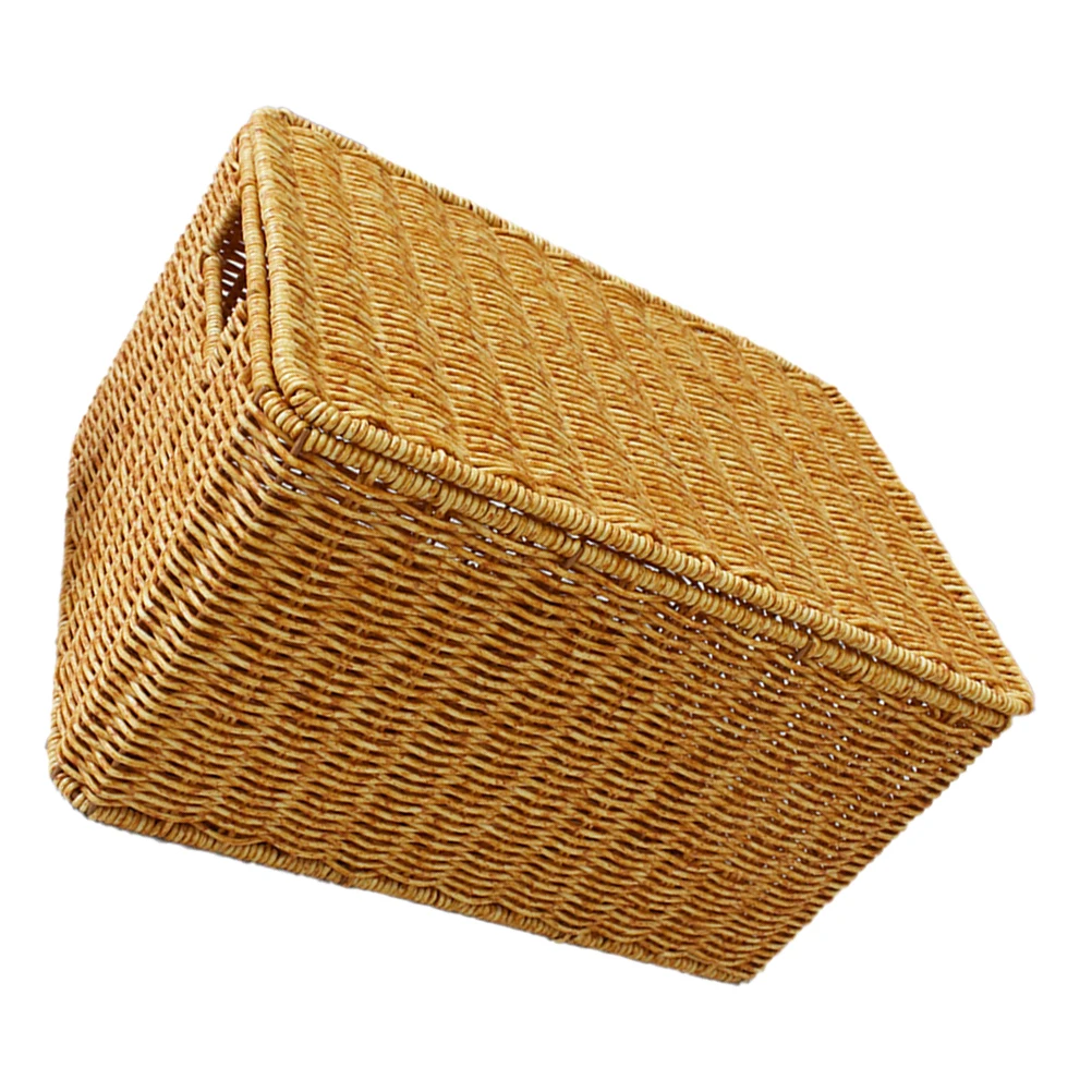 

Sturdy Imitation Storage Box Tiny House Furniture with Lid Large Capacity Clothes Organizer Bedroom Wardrobe Living Room