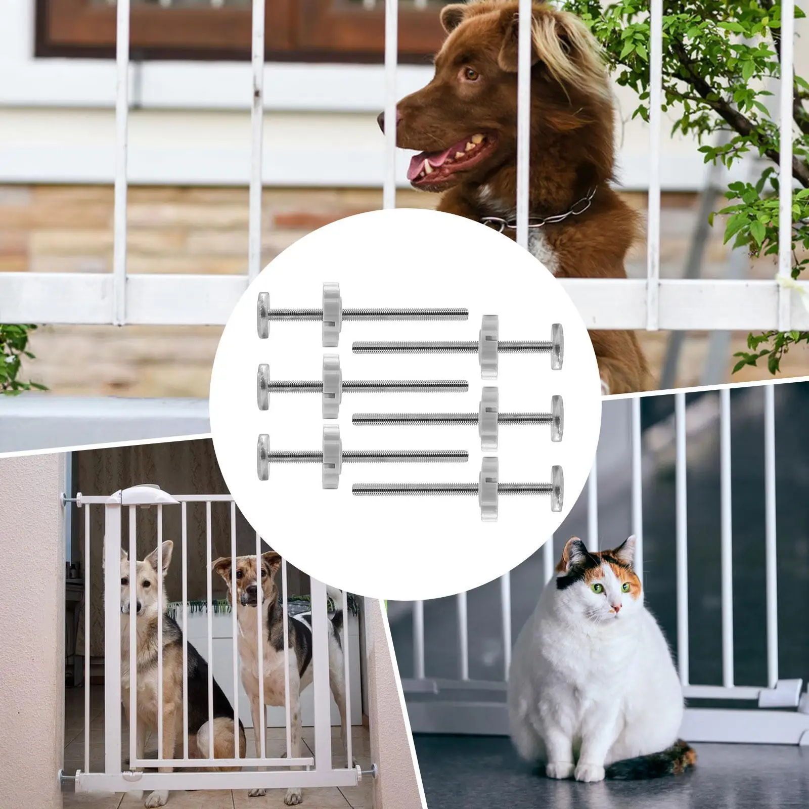 

Шпиндель с резьбой для детских ворот, простая установка, удлинитель для детских ворот, домашнее животное в помещении