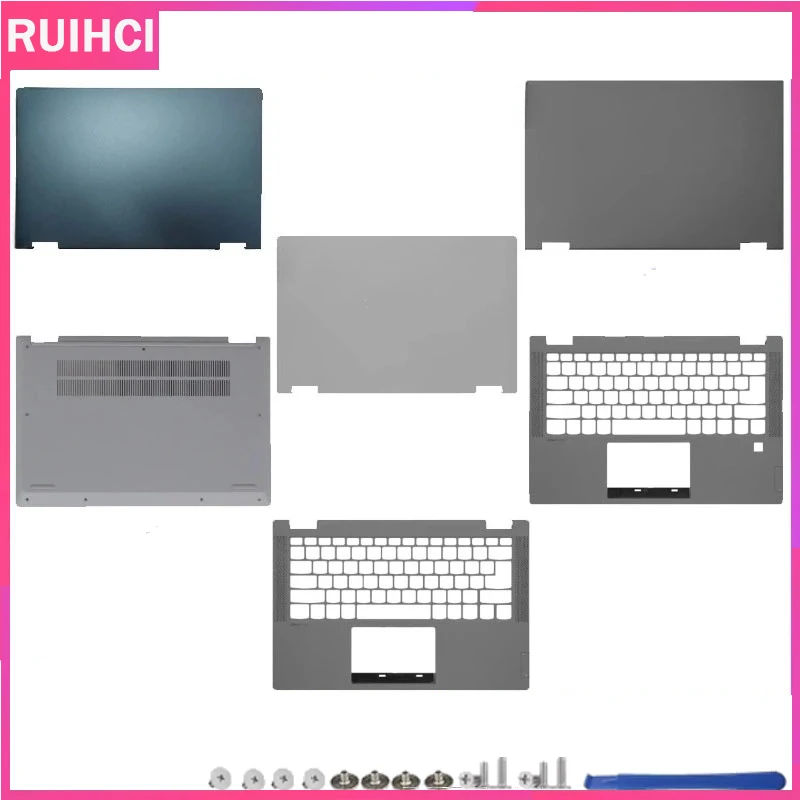 

Для IdeaPad Flex 5 14IIL05 ARE05 ITL05 новые аксессуары для ноутбуков, чехол для ноутбуков, ЖК-задняя крышка, упор для рук, верхняя часть корпуса, нижняя часть корпуса