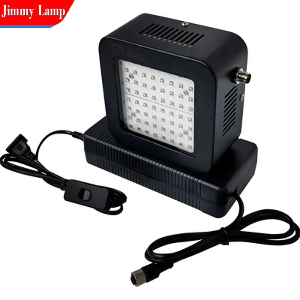 High-Density UV Curing Lamp 405nm/365nm/395nm for UV Adhesive Glue Paint Ink Glossy Green Light Baking Solidification Equipment