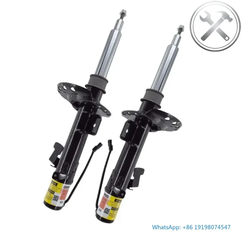 2PCS Front Magnetic Shock  sorbers LR024437 LR070932 Suspension Strut For 2012-2018 Evoque L538