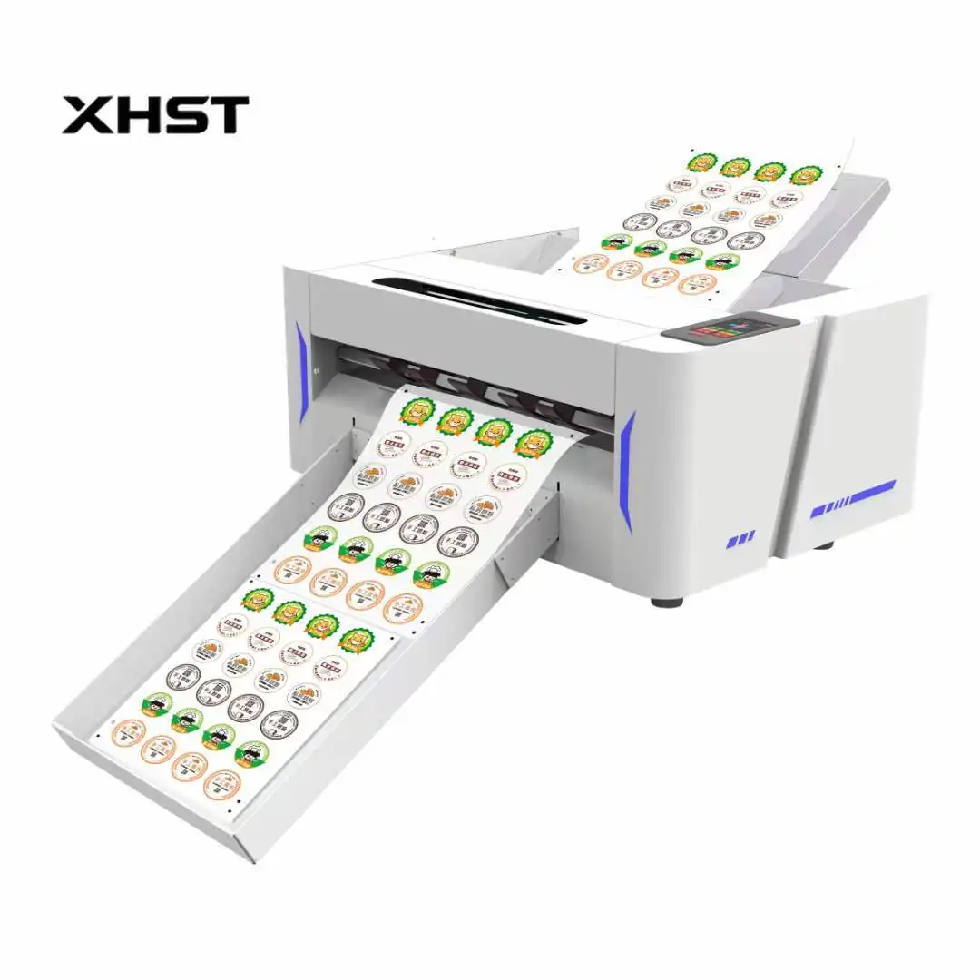 High Speed Plotter Auto Feeder Creasing And Cutting Dual Heads Label Cutter Machine Sticker Cutting Machine Die Cutter