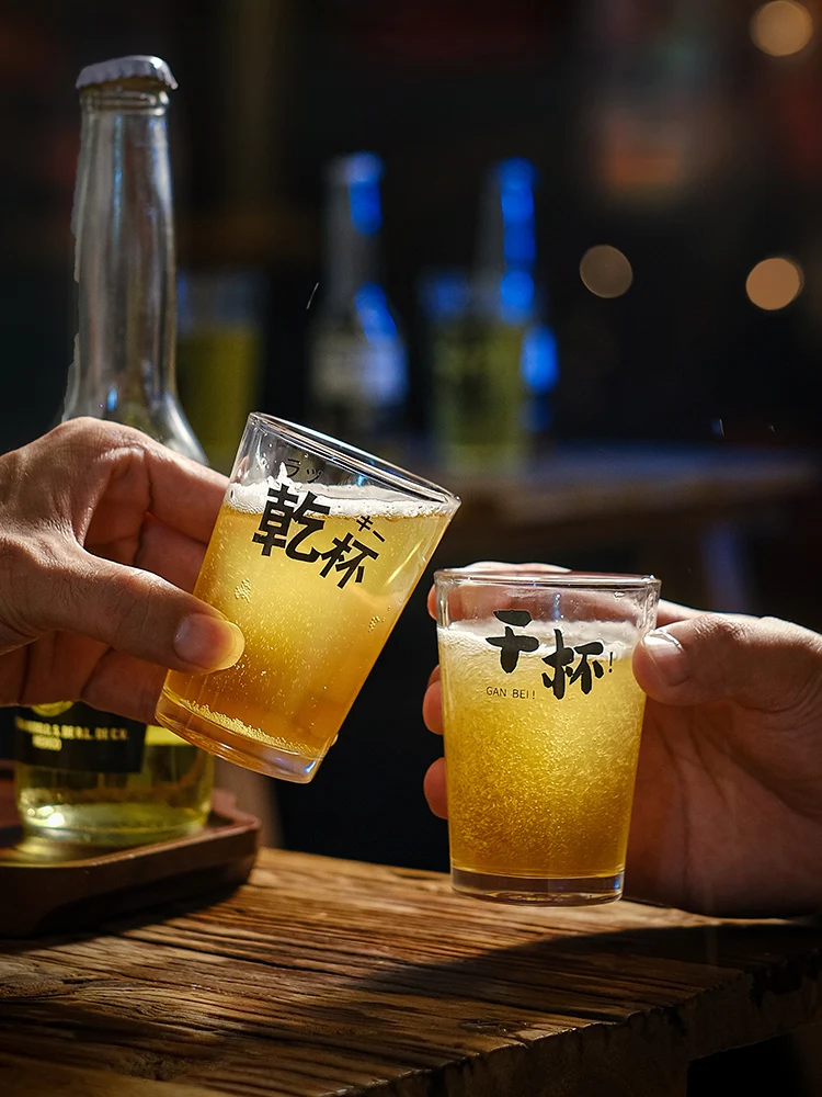 كوب زجاجي مقوى للمطاعم والحانات للاستخدام الشخصي، كوب صغير سعة اثنين أونصة للنبيذ الأبيض والبيرة، مناسب للكاريوكي وشرب المشرو...