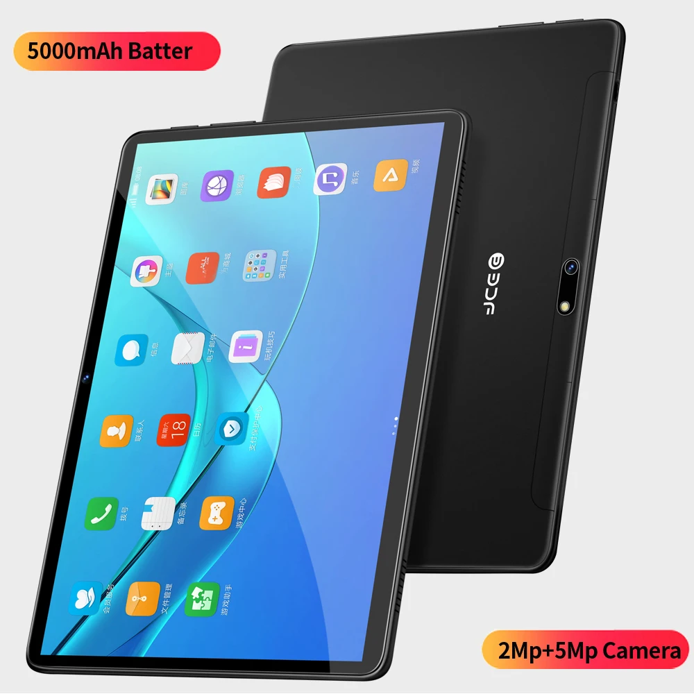 BDF Android Tablet 10.1 Inch Tablett Octa Core 4GB RAM 64GB ROM 1280x800 HD Tablets 3G LTE Network Phone Bluetooth Wifi GPS