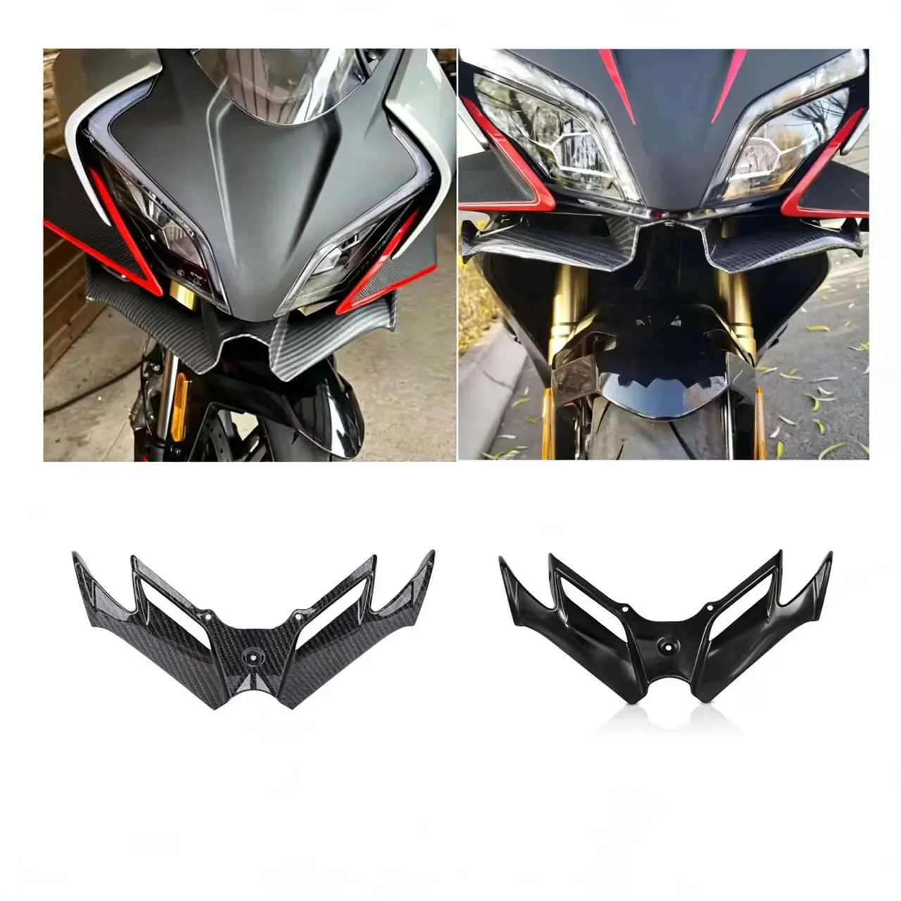 For CFMOTO 250SR, 450, Wood GSX 250R, Race 600MY 22, Kawasaki, YAMAHA, lower lip, beak-shaped, wind deflector, air duct cover