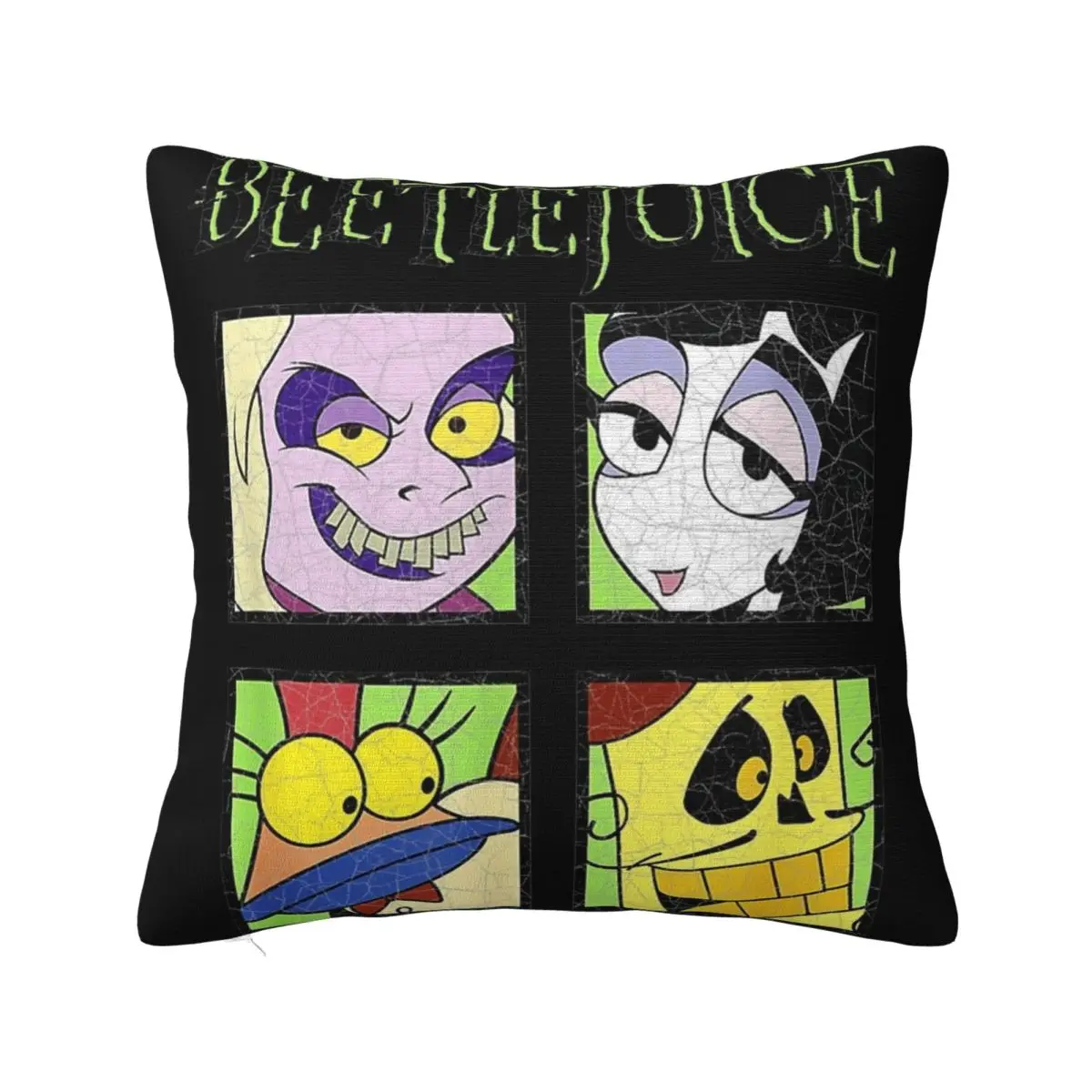 Decorative Pillowcases B-Beetlejuice Horror Movie Merch Car Pillow Case Cover Square Multiple Sizes