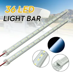 1/2pcs 50cm 12V LED 5630 SMD Car Interior Led Light Bars Lamp Reading Light Tube Van Cabin Lorry Truck Camper Boat Camper