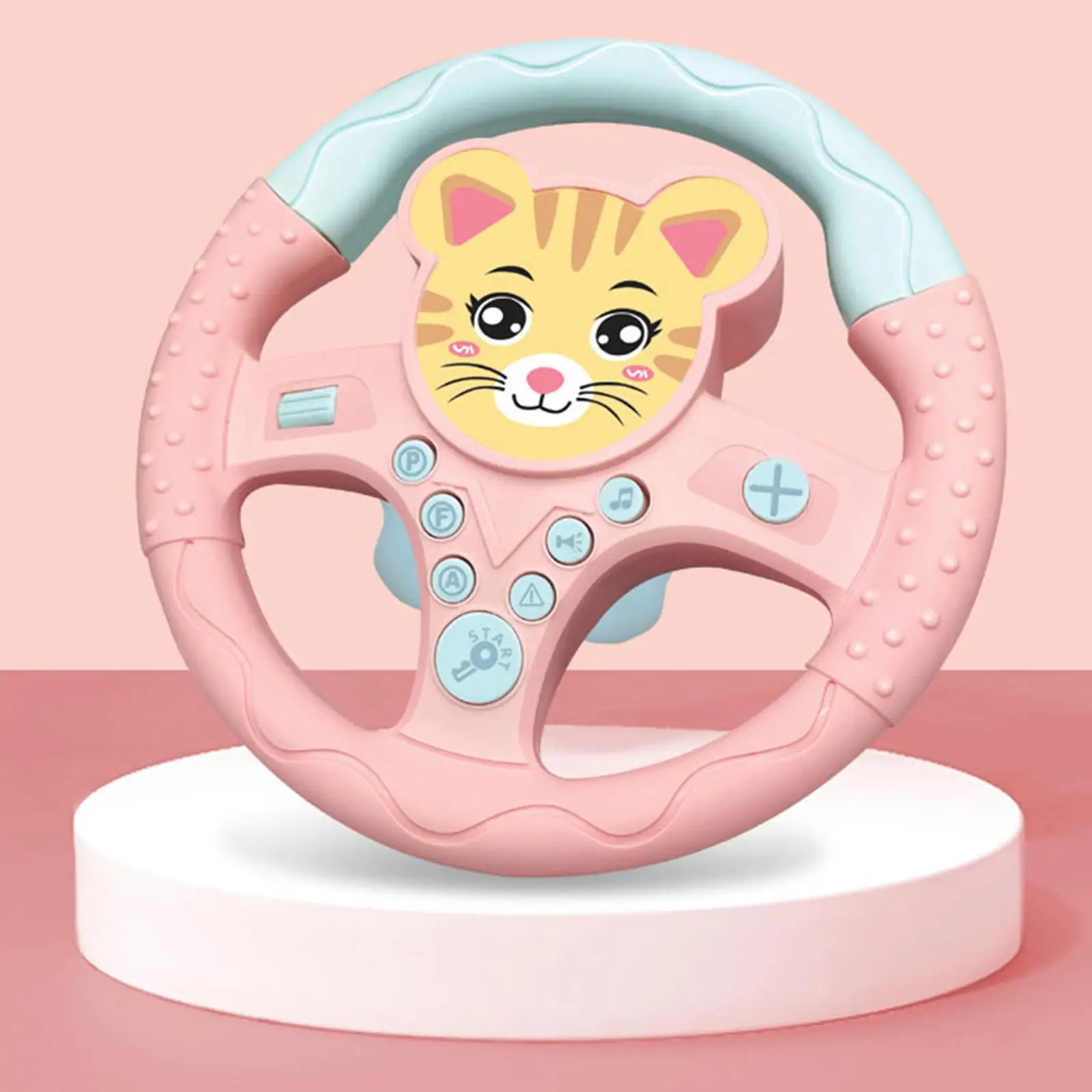 Steering Wheel Car Seat Fun Activity for Copilot Toy Sounding Toy