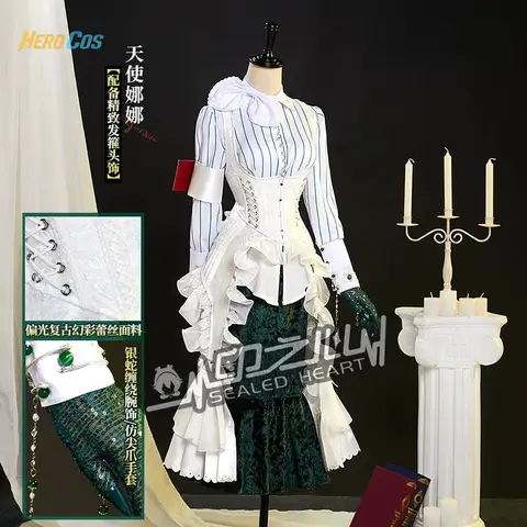 Reverse:1999 Anjo Nala Costume Cosplay Gioco Nala Hari cos Anime Abiti Gioco di ruolo per feste Abiti Abito di Halloween Uniforme