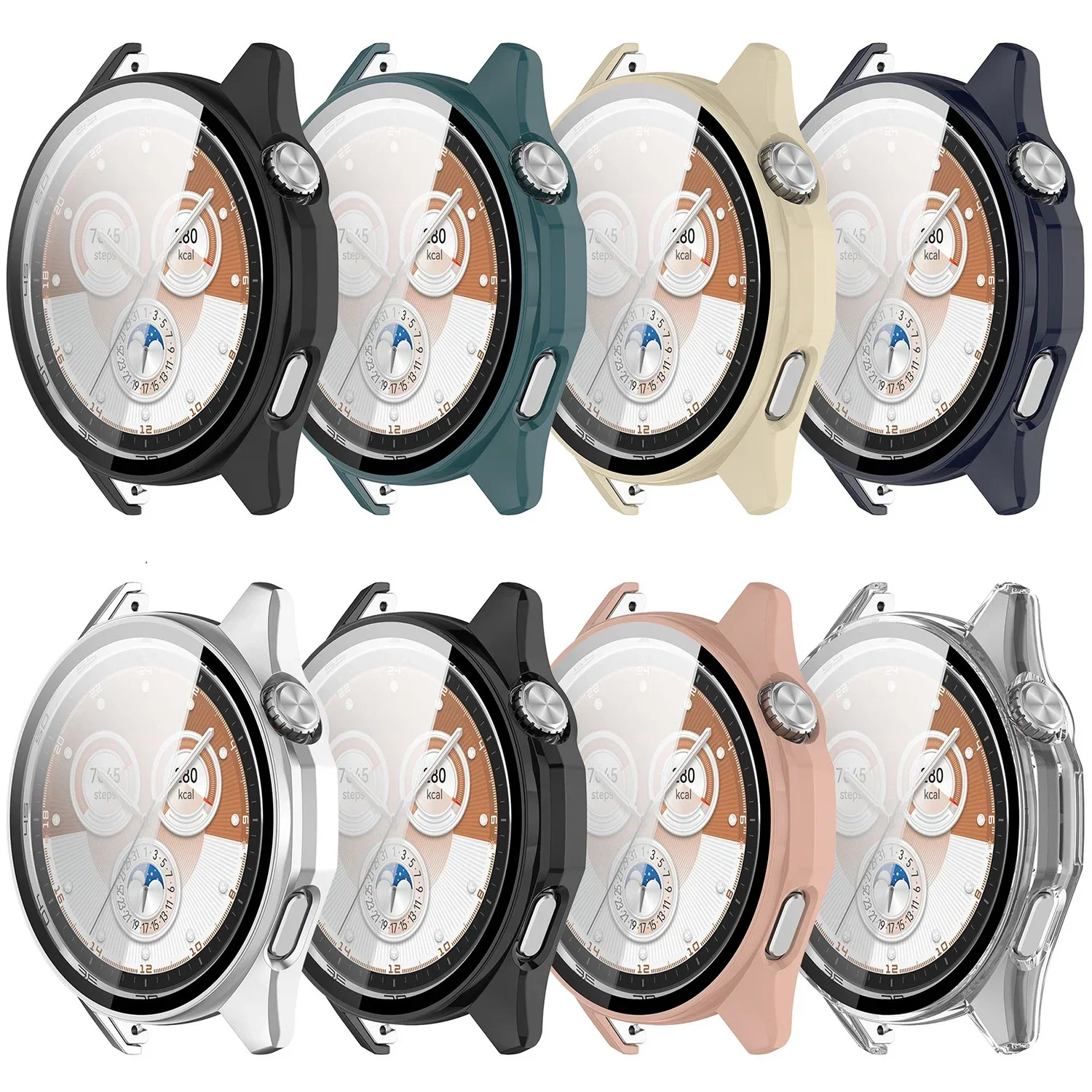 PC-Displayschutzfolie für Huawei Watch GT6 46 mm Gehärtetes Glasgehäuse Uhrengehäuse für Huawei Watch GT 6 46 mm Abdeckungszubehör