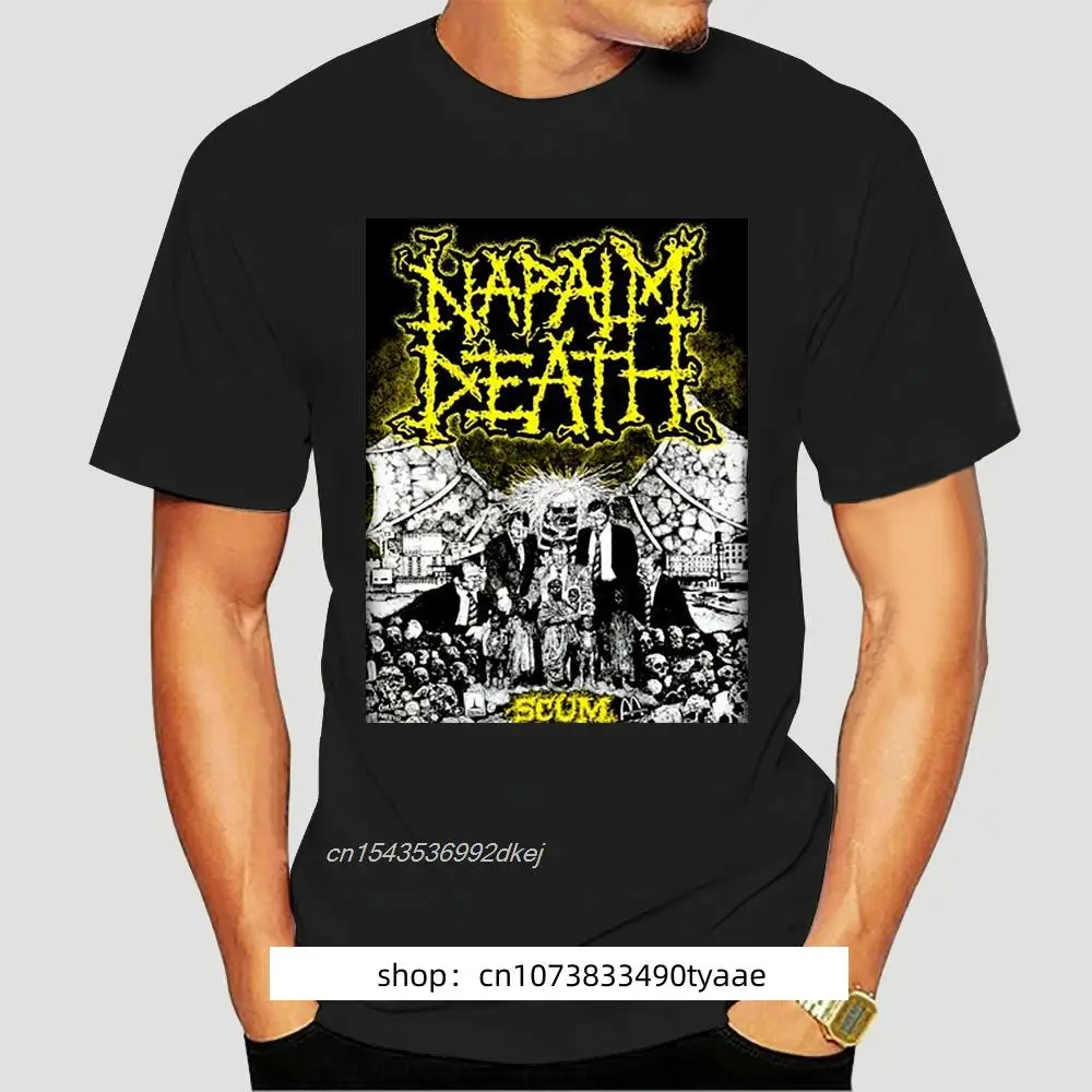 

Мужская футболка из твердого металла в стиле панк-группы Napalm Death Scum, унисекс, все размеры 0998D