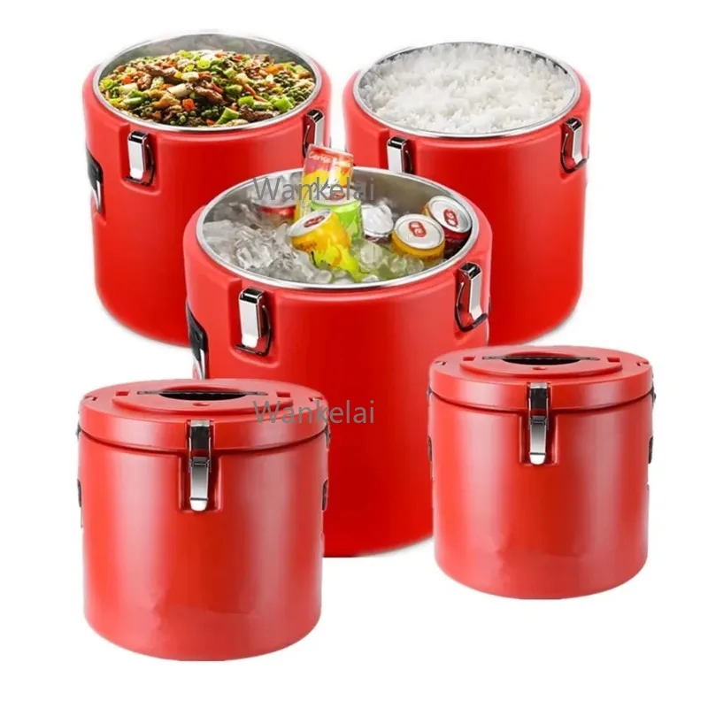 

5-Piece set 4-7-15 -30-60L round refrigerator set to keep hot and cold refrigerator
