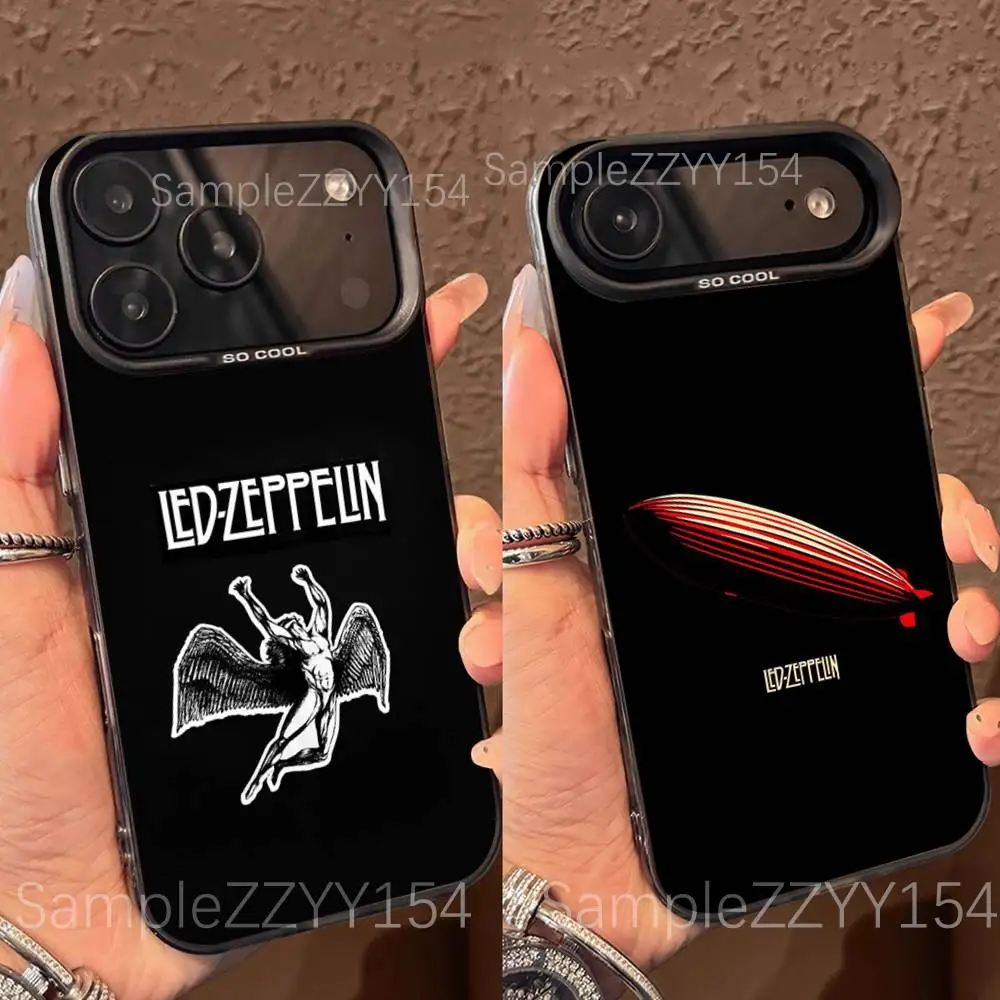 

L-Led Rock Z-ZeppelinS Phone Case For iPhone 17,16,15,14,13,12,X,8,Pro,Max,Plus,E,SE4,Air,Mini Black IMD Matte