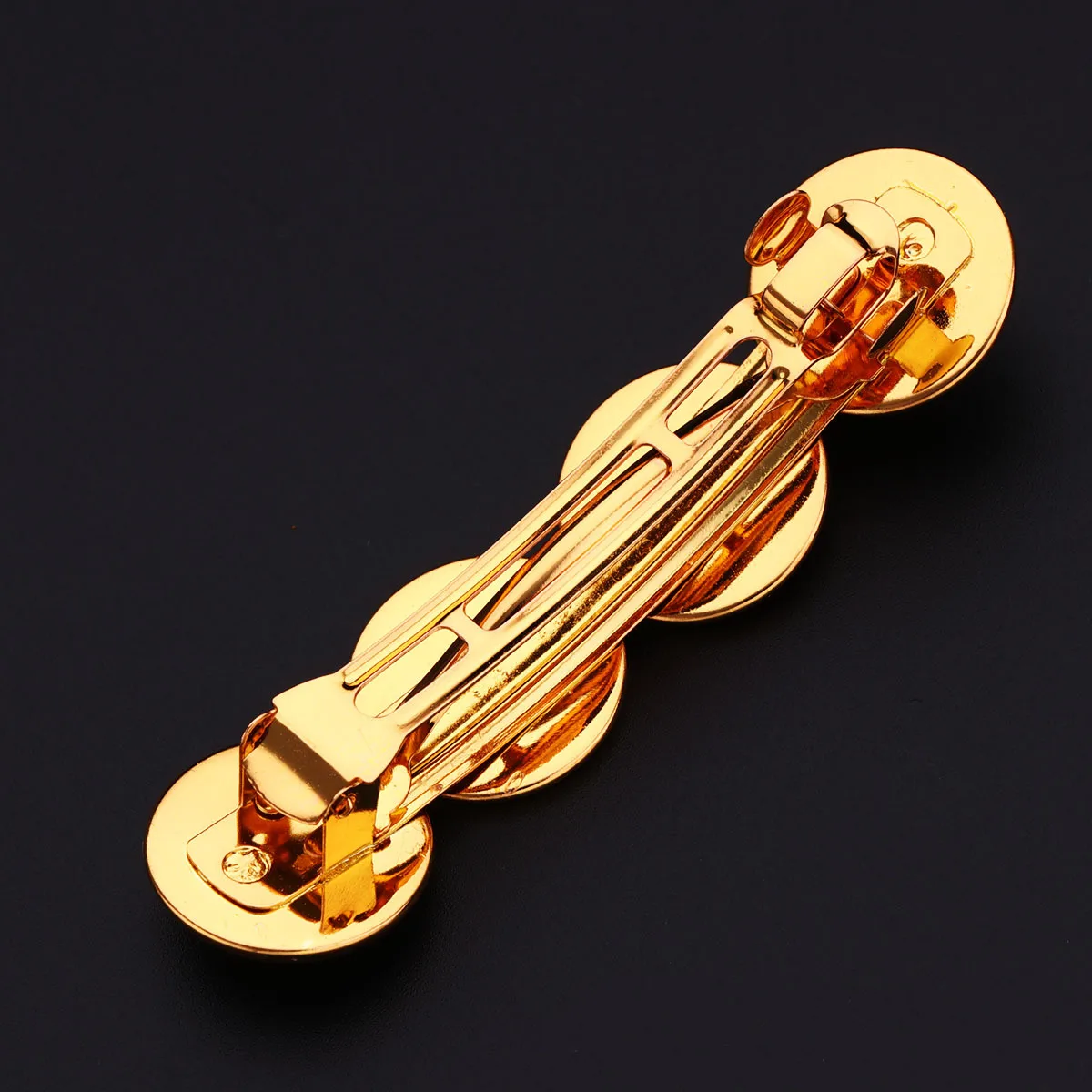 

10Pcs Golden Spring Clips for Hair DIY Headdress Fashion Stylish Handmade Jewelry Making Kit Fashion Headdress Accessory