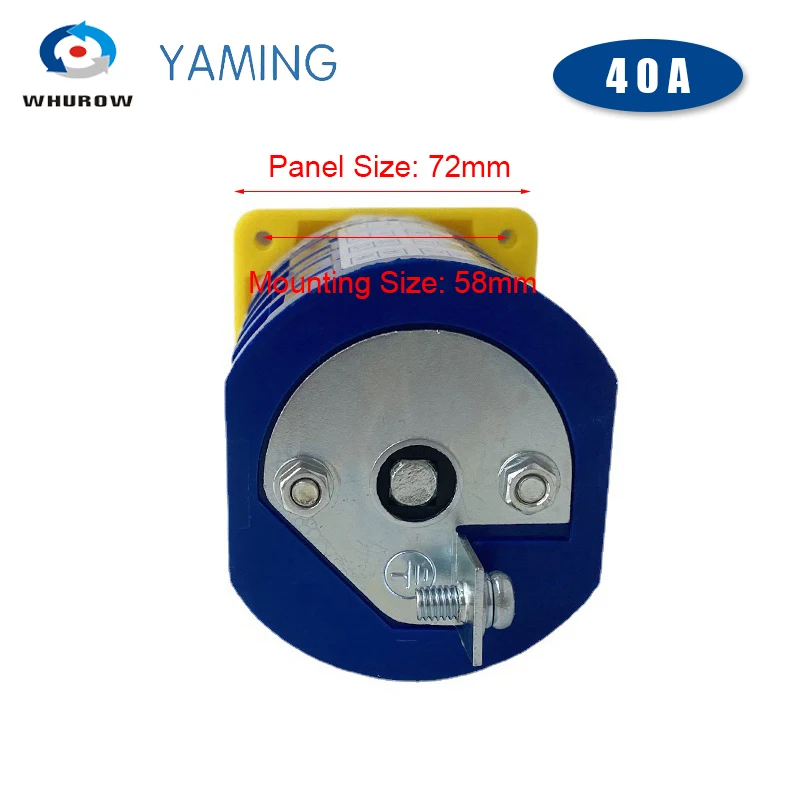 Factory Wholesale LW5D-40/4 Rotary Cam Changeover Switch 40A 16 Terminals 3 Positions 4 Poles Reversing Selector