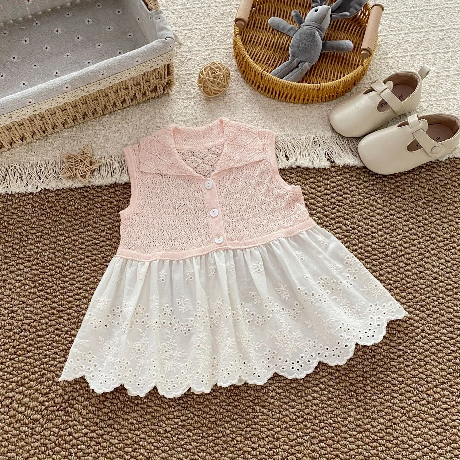2026 Girls Summer Set Cotton Class A Baby Clothes Thin 1 To 3 Years Kids Cute Skirt Girls Breathable Dress Summer