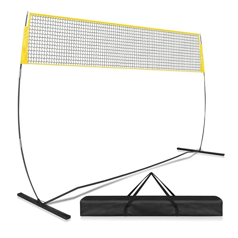 Portable 12ft Outdoor Volleyball Net Set Independent Backyard Beach Game Sports Training for Volleyball Courts