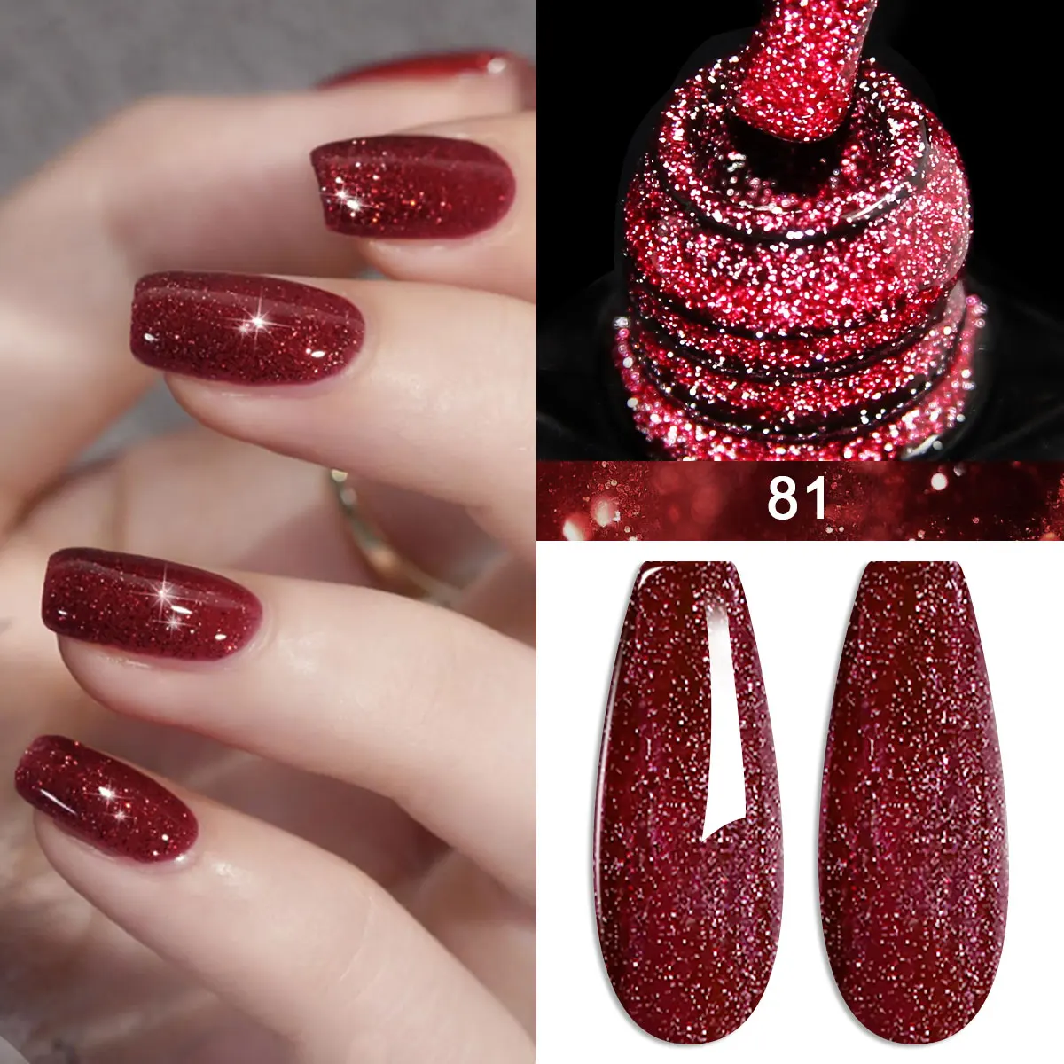 2 قطعة/4 قطعة جيل للأظافر مجموعة طلاء أظافر شبه دائمة الهجين هلام مسمار الورنيش معطف فوقي نقع قبالة UV LED مسمار الفن هلام #4