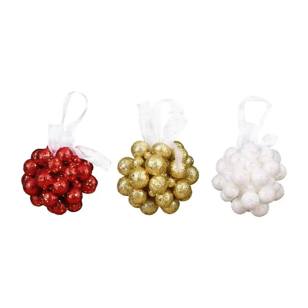 

Christmas Ball Xmas Tree Hanging Ornament Pendants Red Gold White Office Supermarket New Year Gift Party Home Decor Gift