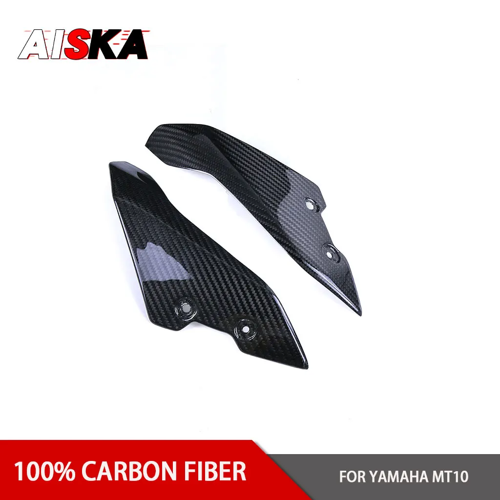 For YAMAHA FZ-10 MT10 2016 - 2024 100% Pure Carbon Fiber Windshiled Side Covers Protectors Panels Fairing Motorcycle Accessories