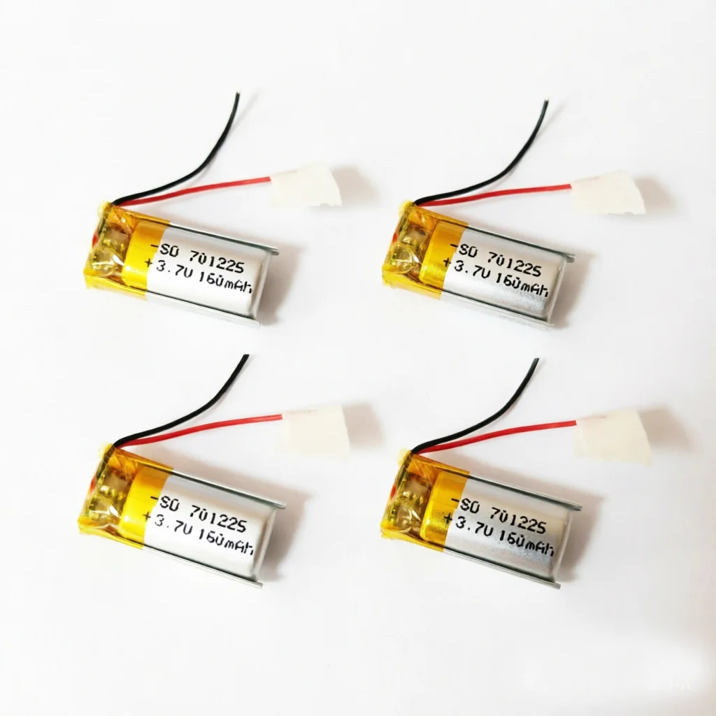 3.7V 110mAh 401225 301225 381225 501225 120mAh 601225 701225 Rechargeable li Polymer Li-ion Battery