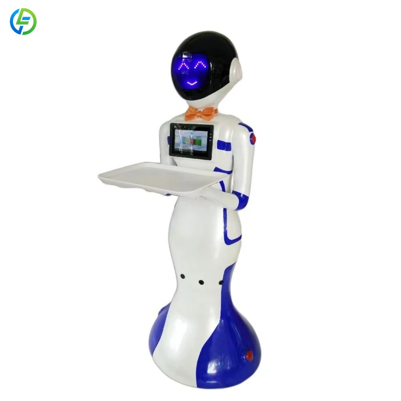 Customized Advanced Humanoid Waiter For Restaurant Food Delivery Service Robot