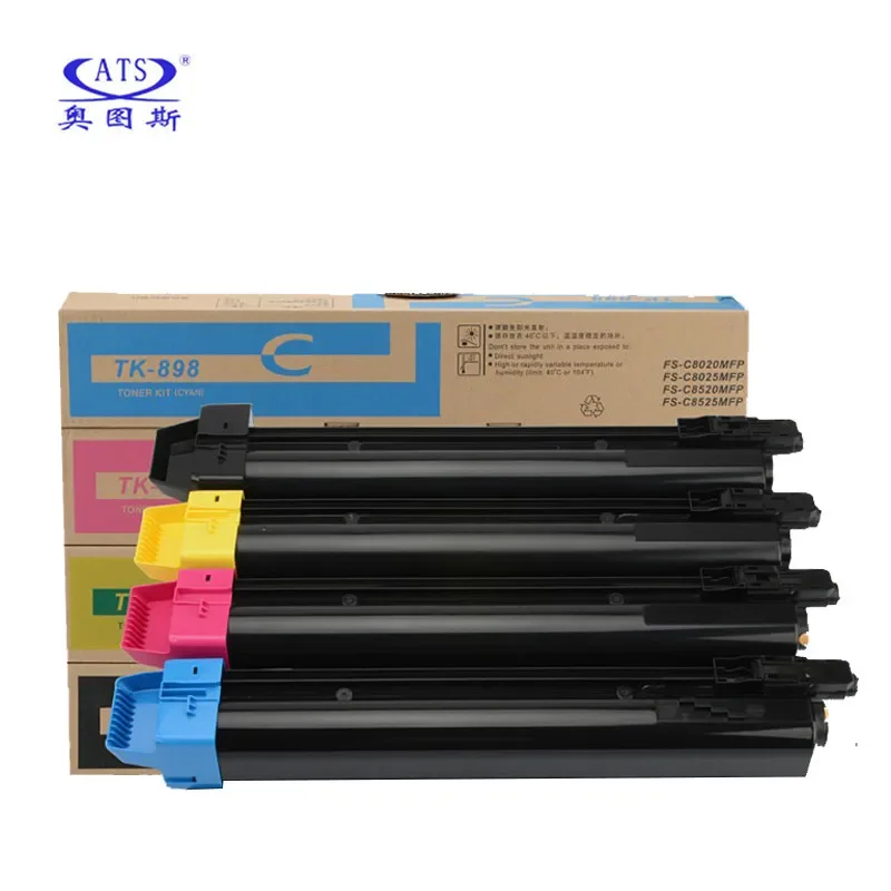 

4PCS/Set TK-895 TK-897 TK-898 TK-899 Toner Cartridge For Kyocera FS- C8020MFP C8025MFP C8520MFP C8525MFP TK895 TK897 TK898 TK899