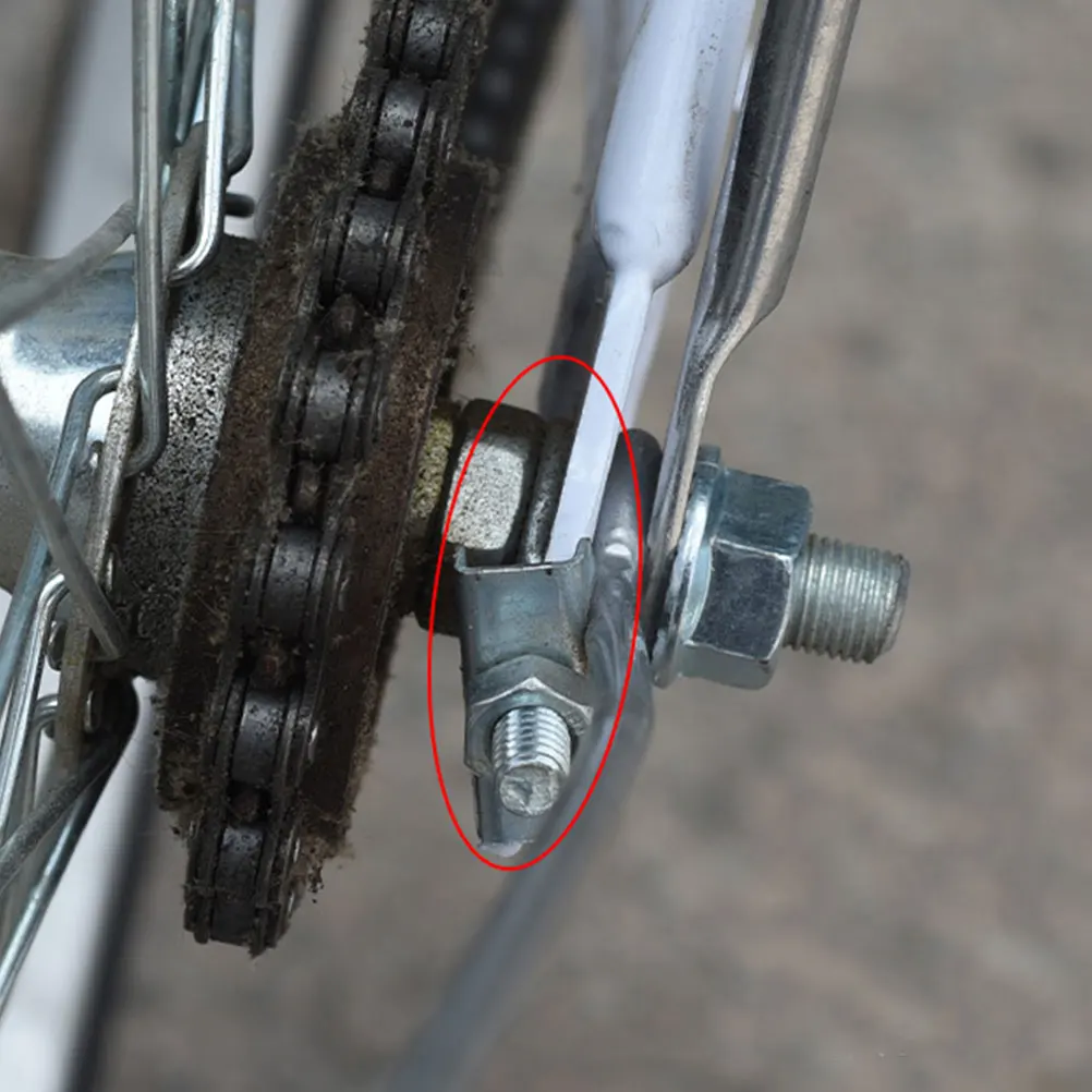 

20 Pcs Bike Chain Adjuster Tensioner Tool Metal Precision Adjustable Tighteners For Foldable Bikes Lightweight Long Term Use