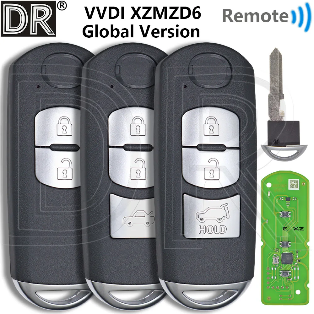 Great XZMZD6EN VVDI Xhorse Global Version Special PCB Board Universal Car Remote Key Support MINI KEY Tool/Plus/Pad For Mazda