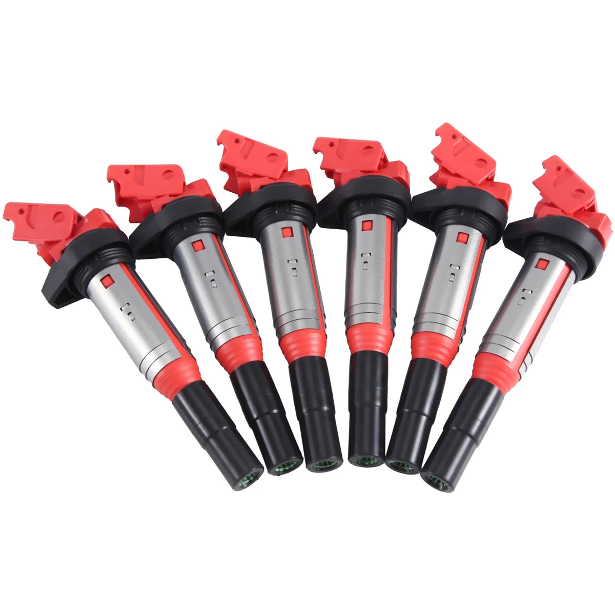 6Pcs UF-592 Ignition Coils for BMW E46 E60 E82 E83 E84 E85 E90 12137594938, 1213172219, 12122158253, 0221504470