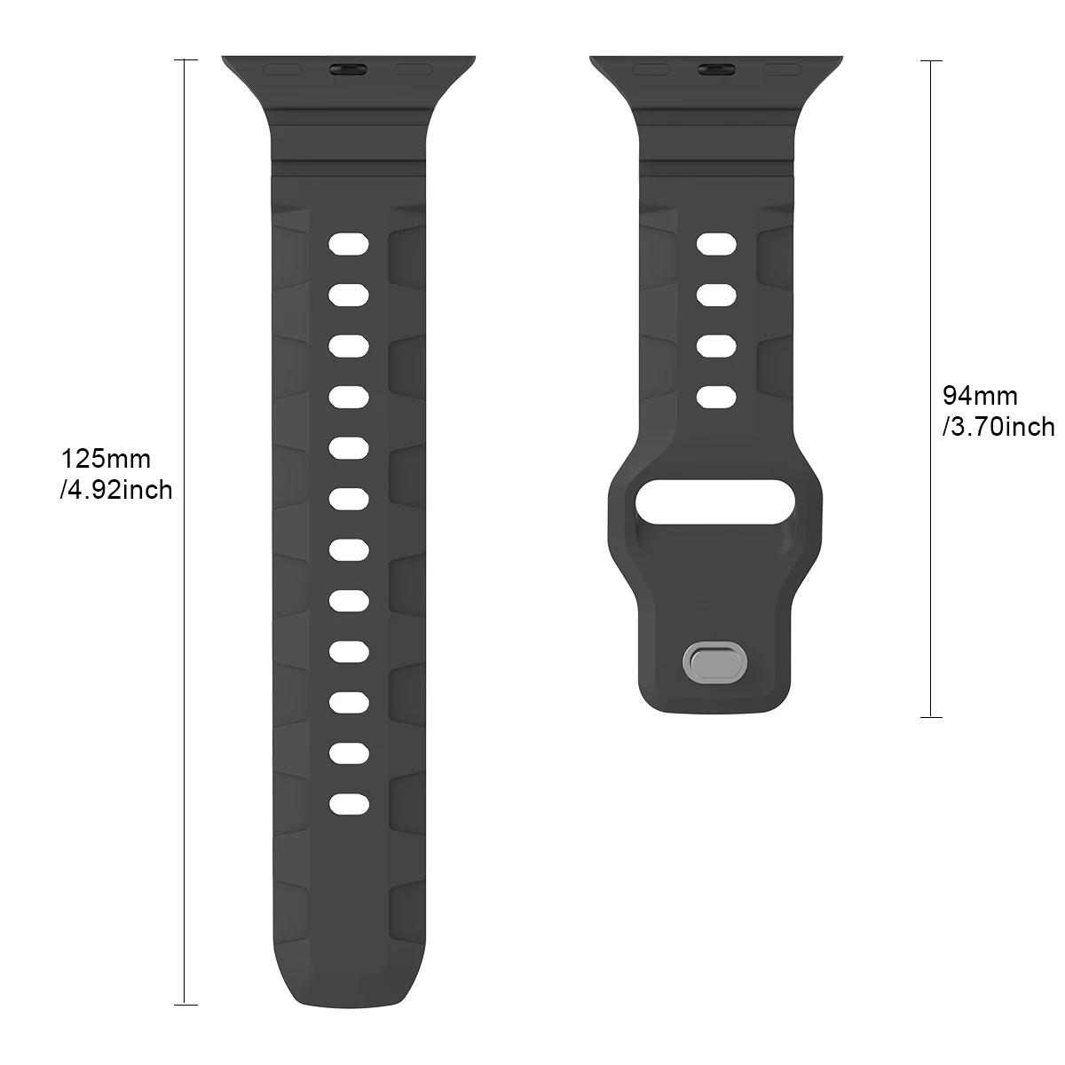 Силиконовый ремешок для Apple Watch Ultra 49 мм 45 44 42 41 40 38 мм Спортивный ремень для iWatch Series 9 8 7 6 5 4 3 SE Correa