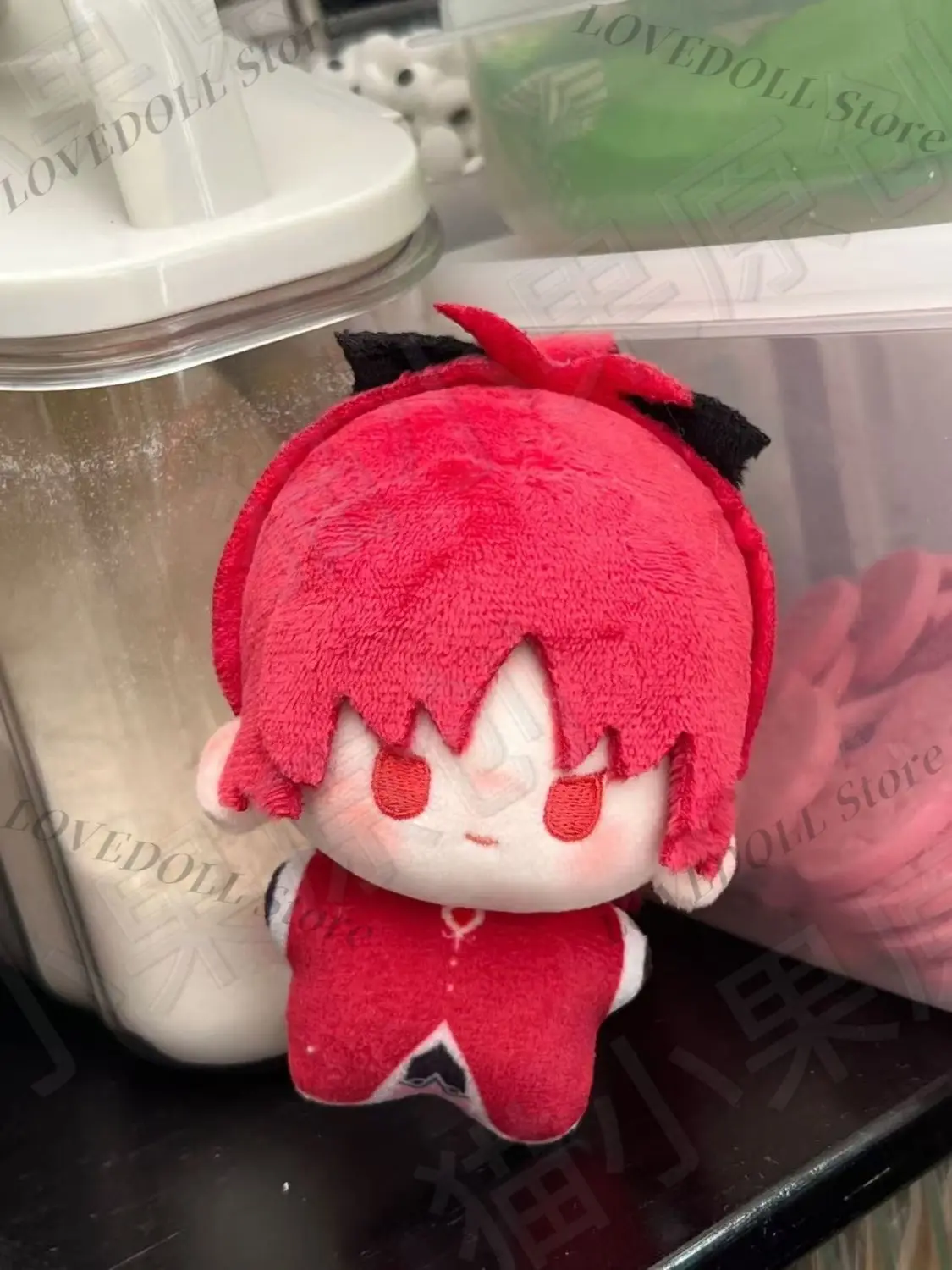 10Cm Game Puella Magi Madoka Magica Sakura Kyouko Pluche Pop Lichaam Hanger Cartoon Sleutelhanger Speelgoed Poppen Figuren Plushie Geschenken