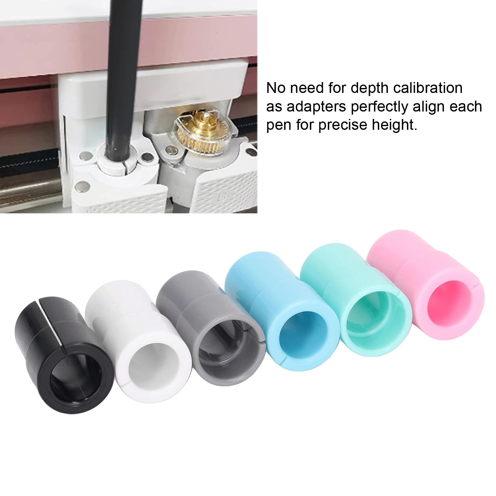 

Marker Adapter Height Practical Easily Identify Pen Adapter ABS Convenient for Pen Holders Accessories Tools