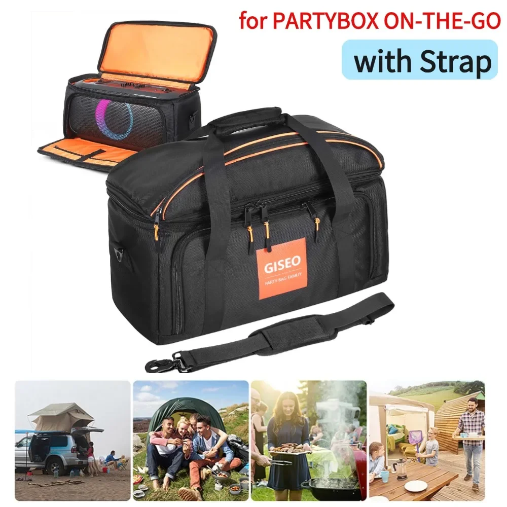 

Carrying Case Bag Waterproof Wireless Speaker Adjustable Strap Oxford Cloth Protection Accessories for JBL PARTYBOX ON-THE-GO