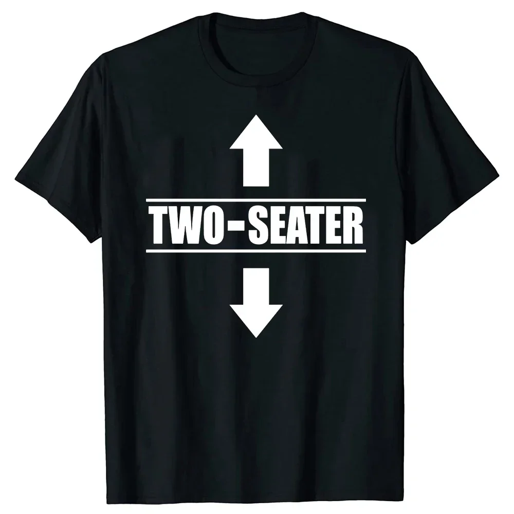 Two Seater T Shirts Graphic Streetwear Short Sleeve 2 Seater Dad Adult Humor Gifts Summer Two-Seater T-shirt Men