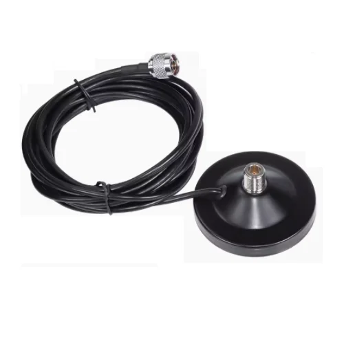 3m RG58 cable FRP antenna sucker base car intercom radio strong magnetic N SMA connector