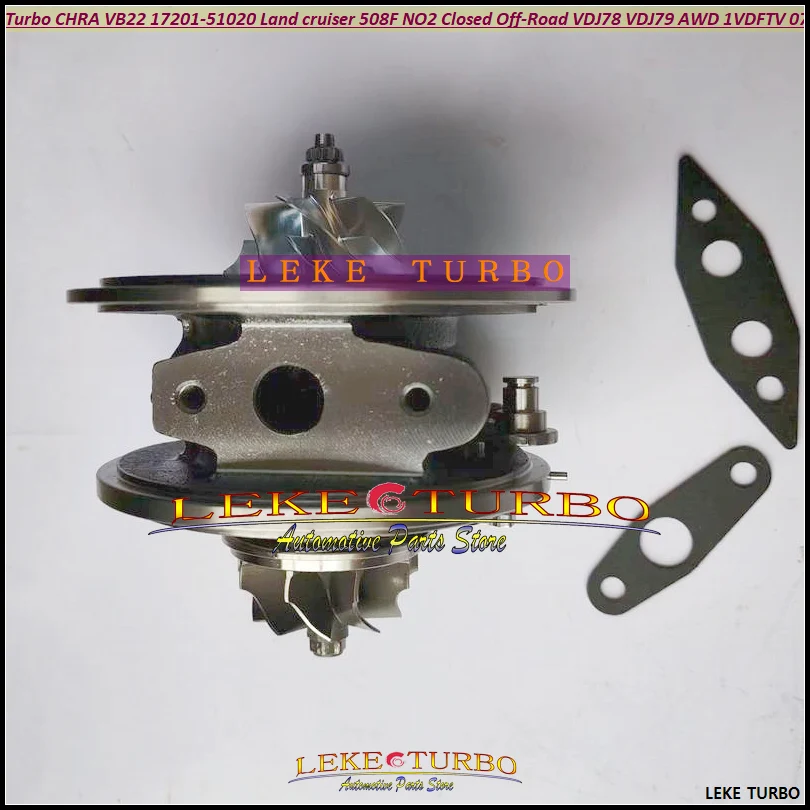 MFS Billet wheel Turbo Cartridge CHRA VB22 17201-51021 17201-51020 For TOYOTA Land cruiser VDJ76 VDJ78 VDJ79 1VD 1VD-FTV 4.5L