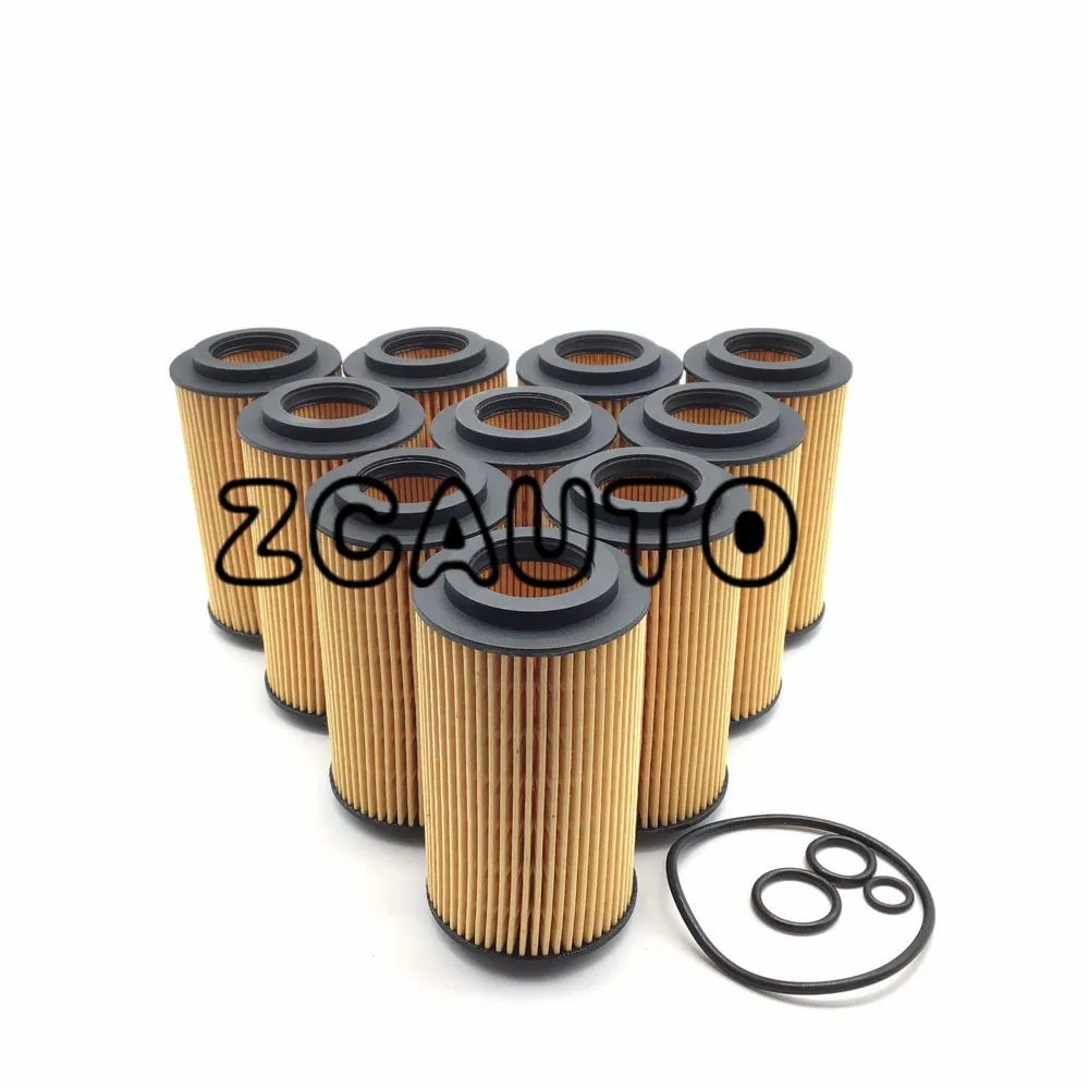 10X Oil filter with sealing rings For Mercedes-Benz W176 W246 W204 W205 C204 S205 W211 W222 R172 W639 W447 Sprinter 3,5-T Vito