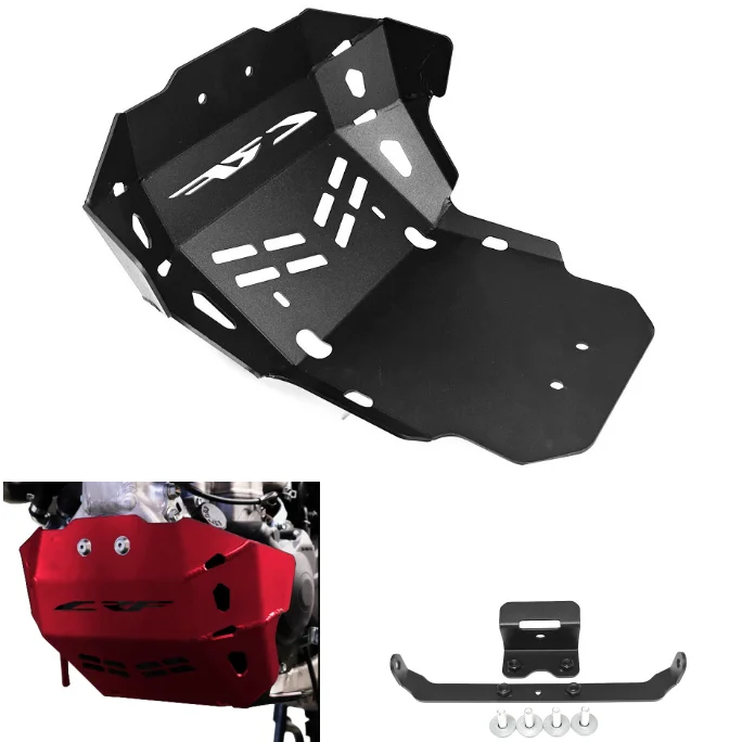 

Для HONDA CRF450RL 2019-2022 CRF450RX 2019-2022 CRF250RX 2019-2021 черная защитная пластина, брызговик двигателя