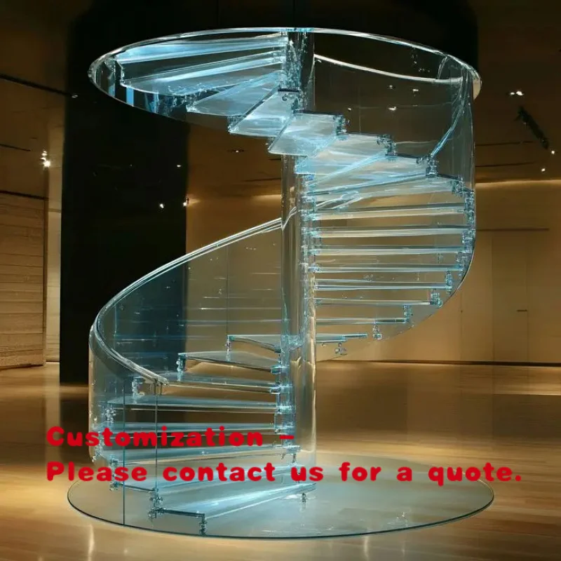 custom.DB Luxurious Staircases with Glass Treads