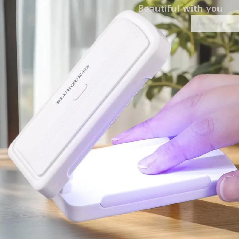 New36W 미니 네일 건조기 LED UV 라이트 휴대용 홈 매니큐어 램프 젤 기반 매니큐어 네일 도구용 USB 케이블 포함