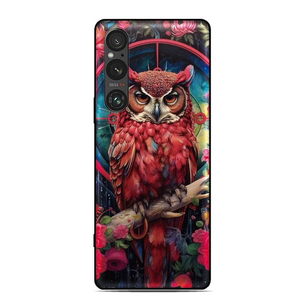 Bonita funda trasera de búho para TCL 605 503 505 501 10 Plus 20 Pro 30 50 60 SE NXTPAPER 60R 20R 30Z 20s A3 303 305 306