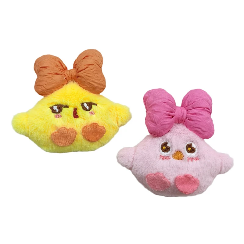 Porte-Clés Jetable avec Nministériels d Mignon en Peluche, Pendentif d'Animaux Amusants de Dessin Animé, Accessoires de Décoration de Sac à Dos, Cadeaux