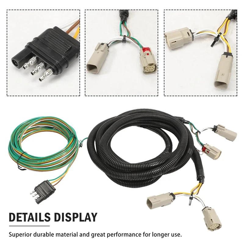 

Highly Recommended 58992 Towed Vehicle RV Wiring Harness For Dinghy Towing Fit For Bronco
