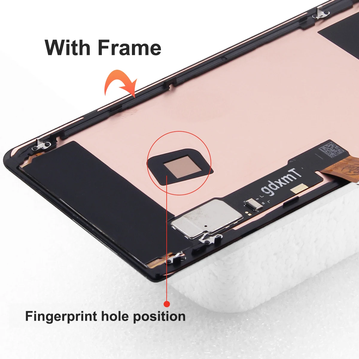 OLED Screen For Google Pixel 6 Pro GLUOG, G8VOU Lcd Display Digital Touch Screen with Frame for Google Pixel6 Pro Screen image 3