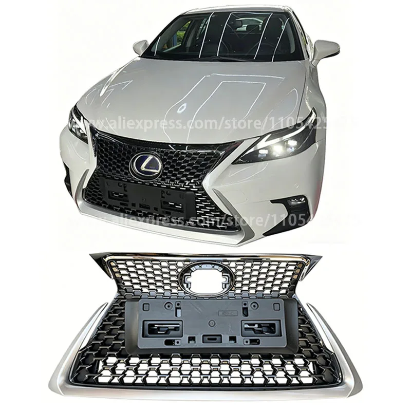 Sports version grille premium version For LEXUS CT200 Front radiator guardrail upgrade lossless replacement Body kit